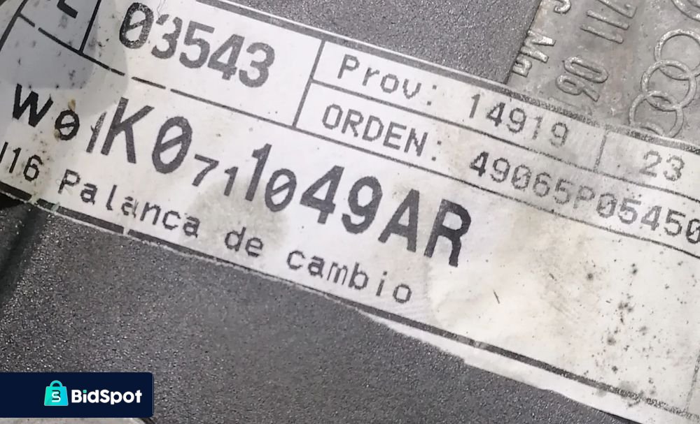 SEAT ALTEA LEWAREK ZMIANY BIEGÓW 1K0711049AR