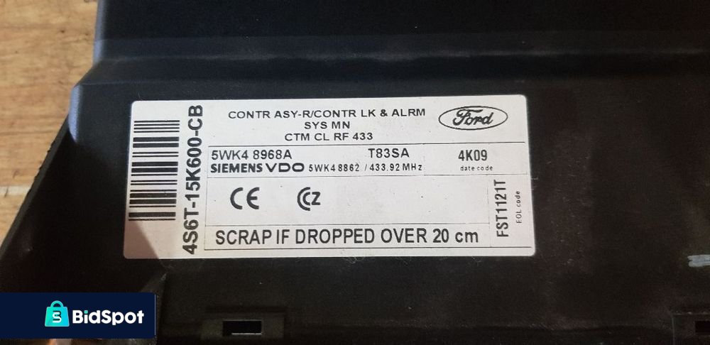 FORD FIESTA MK VI MODUŁ KOMFORTU 4S6T-15K600-CB
