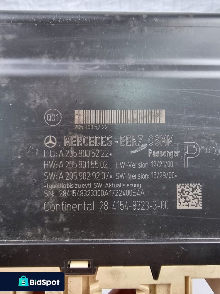 MERCEDES C W205 MODUŁ STEROWNIK FOTELA