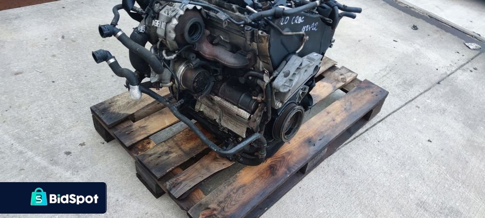 SILNIK KOMPLETNY AUDI A3 VW SKODA 2.0 TDI CRB CRBC