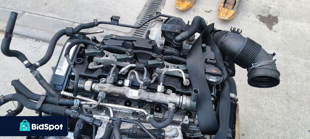 SILNIK KOMPLETNY AUDI A3 VW SKODA 2.0 TDI CRB CRBC
