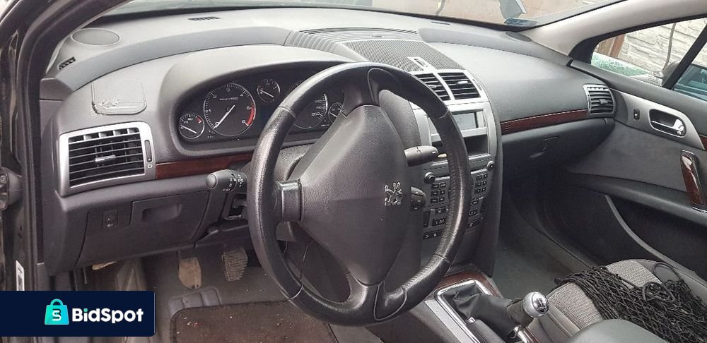 PEUGEOT 407 DESKA ROZDZIELCZA PODUSZKI PASY