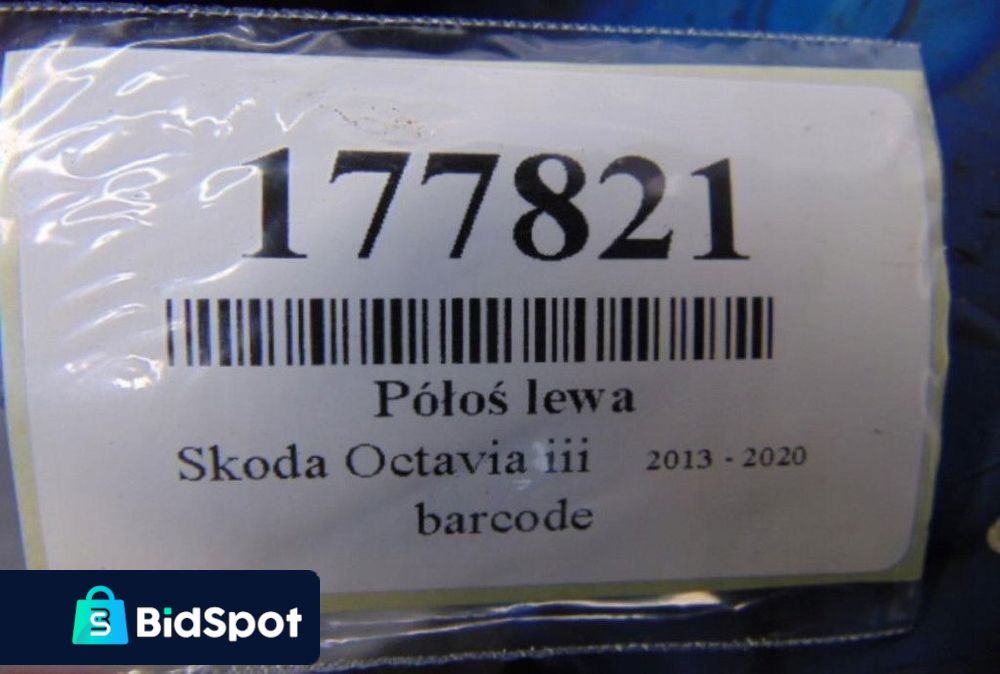 SKODA OCTAVIA III PÓŁOŚ LEWA 1.9TDI