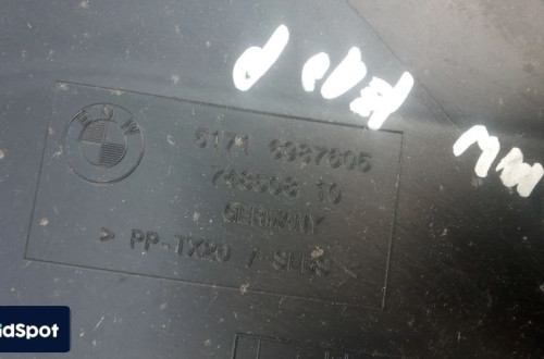 bmw f10 f11 oslona podszybia prawa 6987605