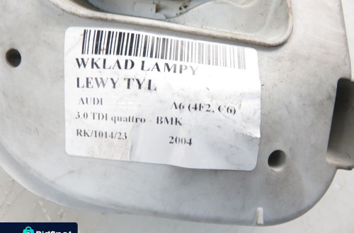 WKŁAD LAMPY LEWY TYŁ AUDI A6 C6 436071 436073