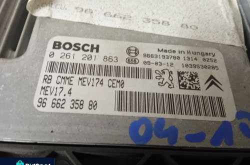 KOMPUTER SILNIKA CITROEN C4 04-10 PEUGEOT 308 0261201863