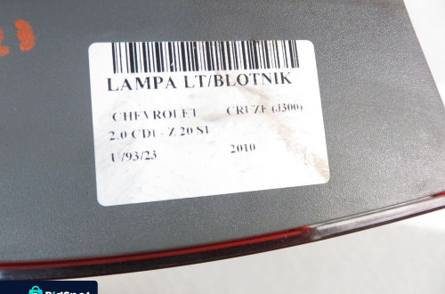 LAMPA LEWA TYLNA CHEVROLET CRUZE SEDAN
