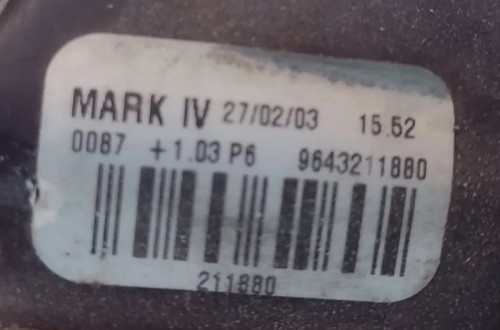 CITROEN XSARA OBUDOWA TERMOSTATU 9643211880