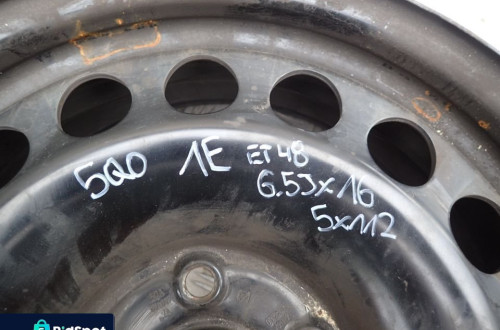 Felgi stalowe 16 5x112 VW 6,5Jx16 ET48 5QA601027A RADOM