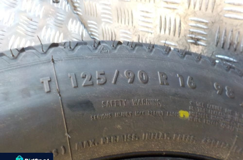 MERCEDES W203 KOŁO DOJAZDOWE ZAPASOWE 125/90 R16  2094000402  ŚRUBY DO KOŁA
