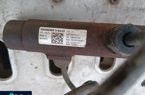 renault laguna iii 1.5dci listwa wtryskowa przewody czujnik 8200296867