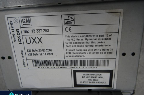 OPEL INSIGNIA A 08-12 2.0 CDTI RADIO NAWIGACJA 45-311-6246