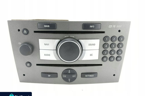 RADIO CD70 NAVI NAWIGACJA GPS OPEL ASTRA H 383555646 13111163