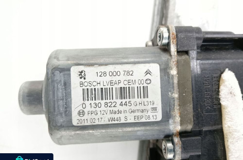 PODNOŚNIK SZYB PRAWY PRZÓD CITROEN C5 III X7 (2008-2010) 128000782 EUROPA