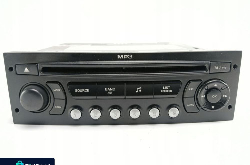 RADIO CD CITROEN C4 I (2004-2008) 1.6 16V 109KM 9662925877