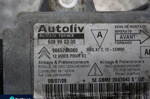 CITROEN C5 III SENSOR PODUSZEK 9665266080