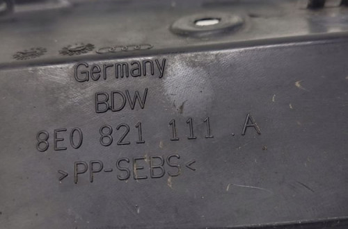 WYGŁUSZENIE BŁOTNIKA LEWE AUDI A4 B7 8E0821111A