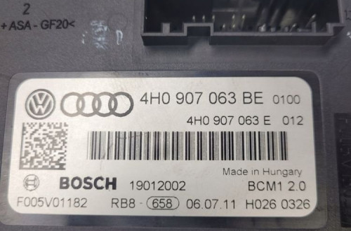 MODUŁ KOMFORTU BMC AUDI A6 C7 A7 A8 4H0907063BE