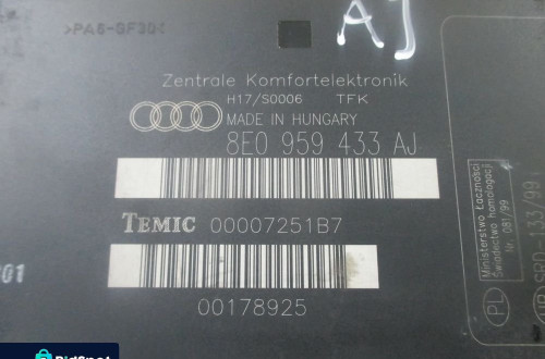 Moduł komfortu Audi A4 B6 B7 8E0959433AJ