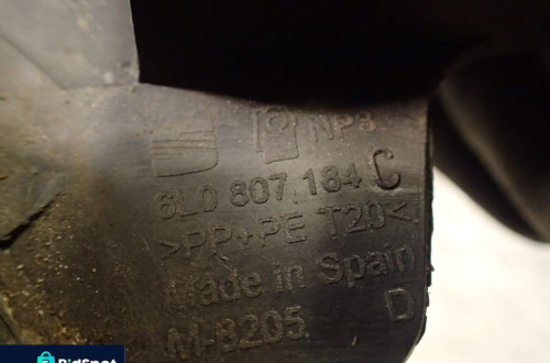ŚLIZG ZDERZAKA PRAWY PRZÓD SEAT IBIZA III 6L0807184C RADOM