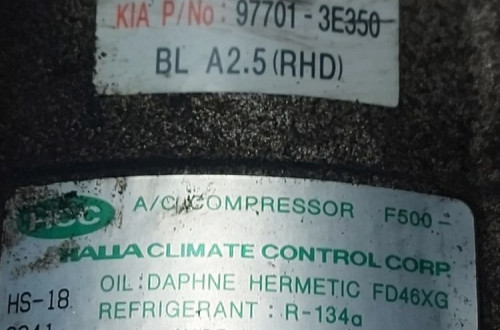 Sprężarka klimatyzacji Kia Sorento 2.5 crdi 97701-3E350