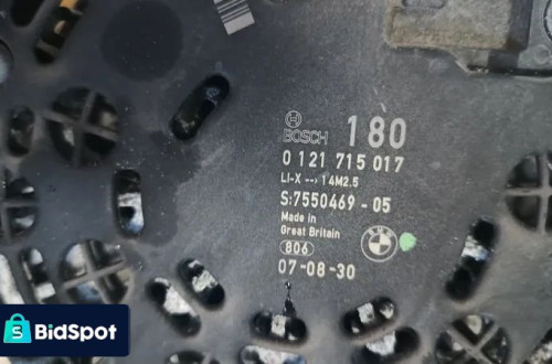 BMW 1 E87 1.6 B 07r ALTERNATOR PRĄDNICA 0121715017