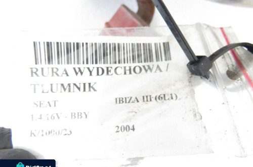 TŁUMIK ŚRODKOWY SEAT IBIZA III 1.4
