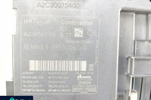 CZYTNIK KART RENAULT CLIO IV 4 285900636R