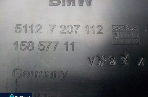 BMW 5 F11 ŚLIZG ZDERZAKA PRAWY TYŁ 7207112