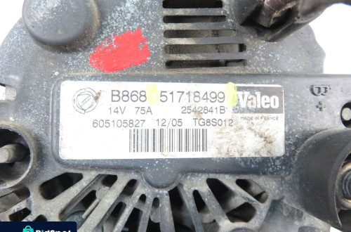 ALTERNATOR FIAT PUNTO II 1.3 JTD 16V 51718499