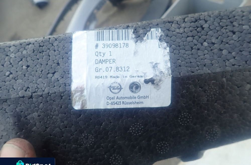 OPEL INSIGNIA B PIANKA ABSORBER PRZÓD 39098178