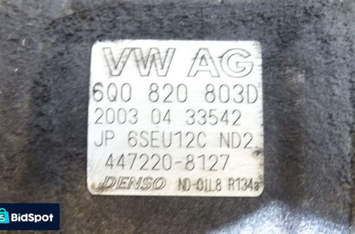 SPRĘŻARKA KLIMATYZACJI VOLKSWAGEN POLO IV 9N
