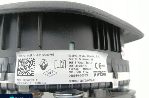 PODUSZKA AIRBAG KIEROWCY DACIA DOKKER 985701142R