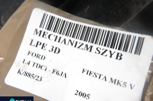 PODNOŚNIK SZYBY LEWY 3D FIESTA MK5 2s51b045h17a
