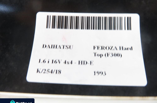 SZYBA UCHYLNA PRAWA DAIHATSU FEROZA Hard Top
