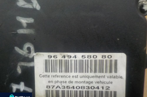 PEUGEOT 307 POMPA ABS 9649458080