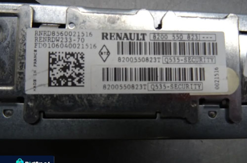 RENAULT SCENIC II 03-05 1.5 DCI RADIO RADIOODTWARZACZ 8200550823T