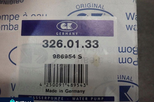 Pompa wody RENAULT DACIA 986954S