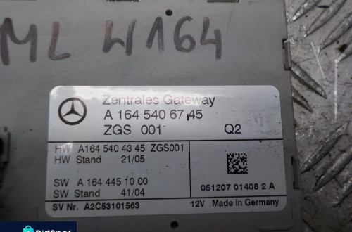 MERCEDES ML W164 MODUŁ GATEWAY A1645406745