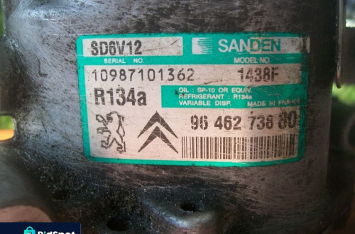 Sprężarka klimatyzacji Peugeot 307 9646273880 SD6V12