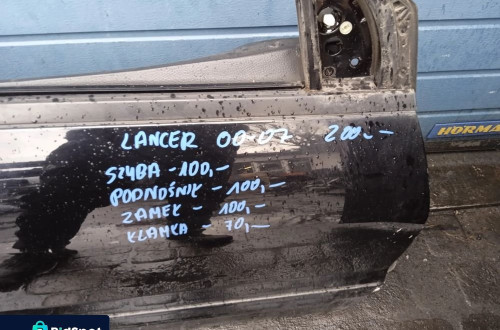 MITSUBISHI LANCER 00-07 DRZWI PRZEDNIE LEWE LUB PRAWE SZYBA ZAMEK PODNOSNIK