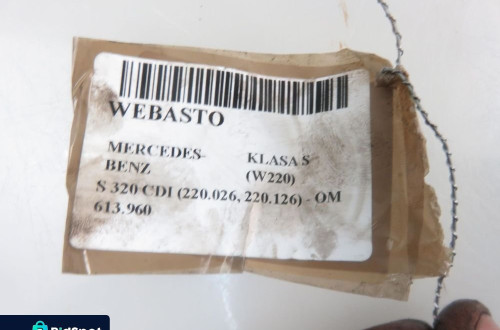 WEBASTO MERCEDES W220 THERMOTOPZ/C 87265a 92255b