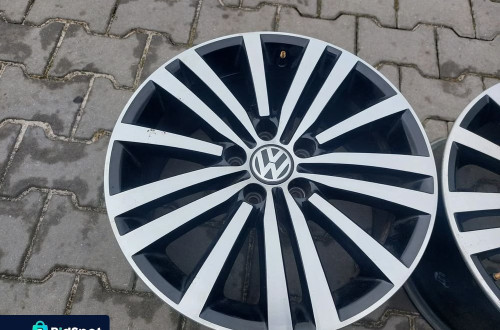VW TOURAN FELGI ALUMINIOWE R17 7.5J ET47 5X112 ORYGINAŁ PROSTE ! SPRAWDZONE !
