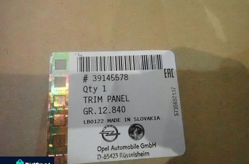 Tapicerka boczek drzwi prawy przód OPEL ASTRA V K