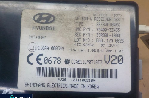 HYUNDAI I40 MODUŁ STEROWNIK BCM 95400-3Z435