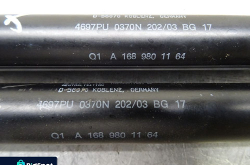 MERCEDES W168 LIFT 01-04 SIŁOWNIKI MASKI A1689801164