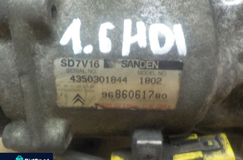PEUGEOT CITROEN 1.6HDI KOMPRESOR KLIMATYZACJI 9686061780