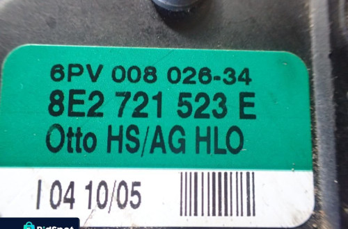 POTENCJOMETR GAZU AUDI A4 B7 2.0 TDI 8E2721523E RADOM