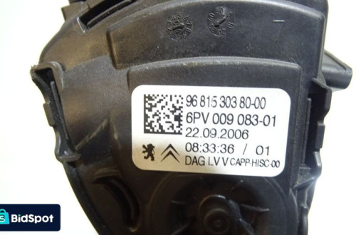 PEDAŁ GAZU PEUGEOT 207 1.6HDI 9681530380-00