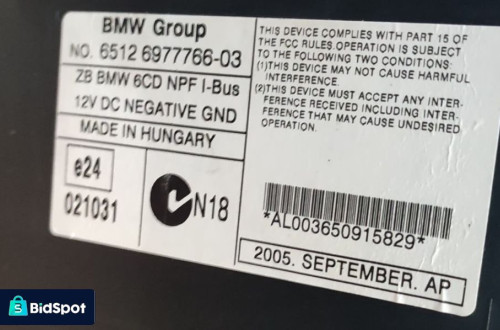 BMW X5 E53 06r LIFT ZMIENIARKA PŁYT CD 6977766